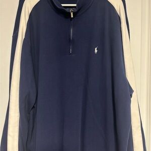 Ralph Lauren Navy and White Polo Shirt